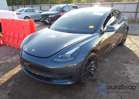 2023 Tesla Model 3 Performance Dual Motor All-Wheel Drive z USA, uszkodzony, nr VIN 5YJ3E1EC2PF491559